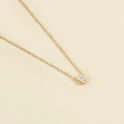 Collier Ras Du Cou GLORIA - Cristal / Doré