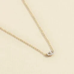 Collier Ras Du Cou ETREINTE - Argenté / Doré