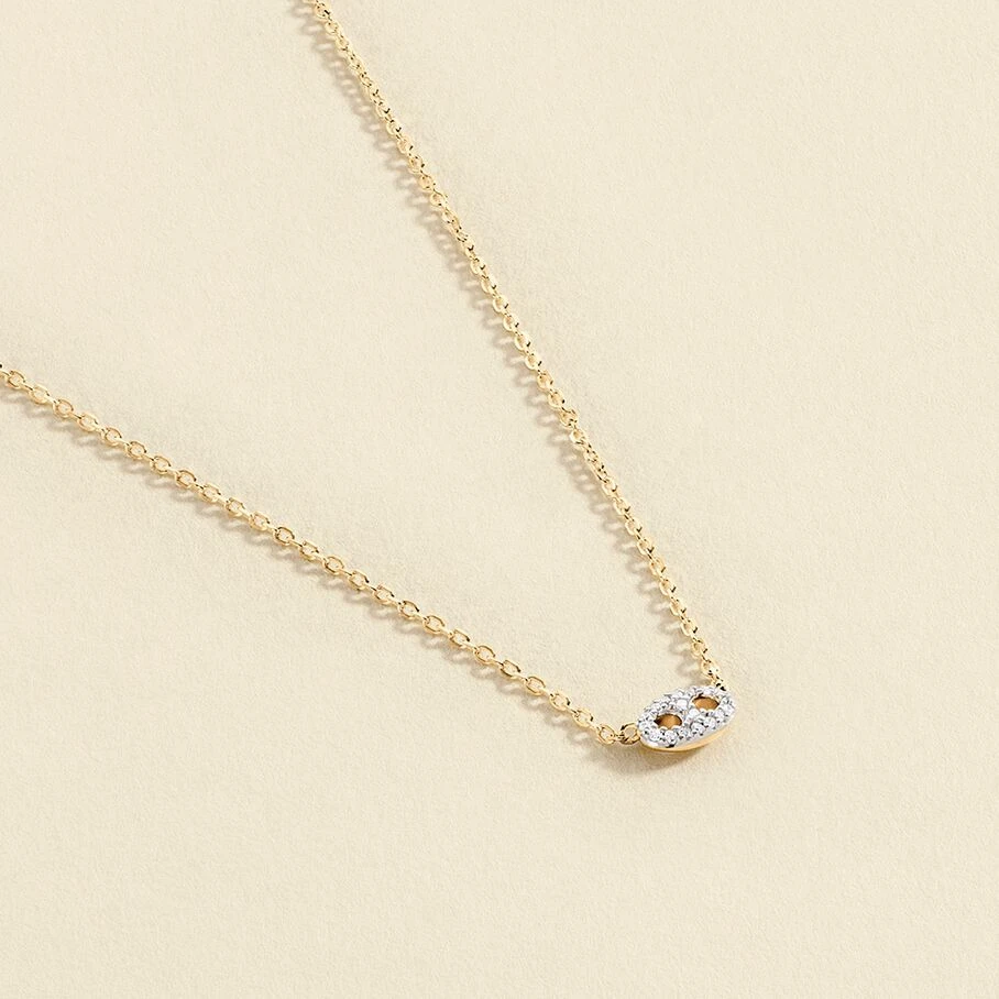 Collier Ras Du Cou ETREINTE - Argenté / Doré 1 Collier Ras Du Cou ETREINTE - Argenté / Doré