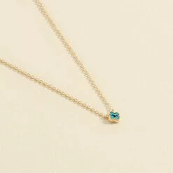 Collier Ras Du Cou BELOVED - Turquoise / Doré